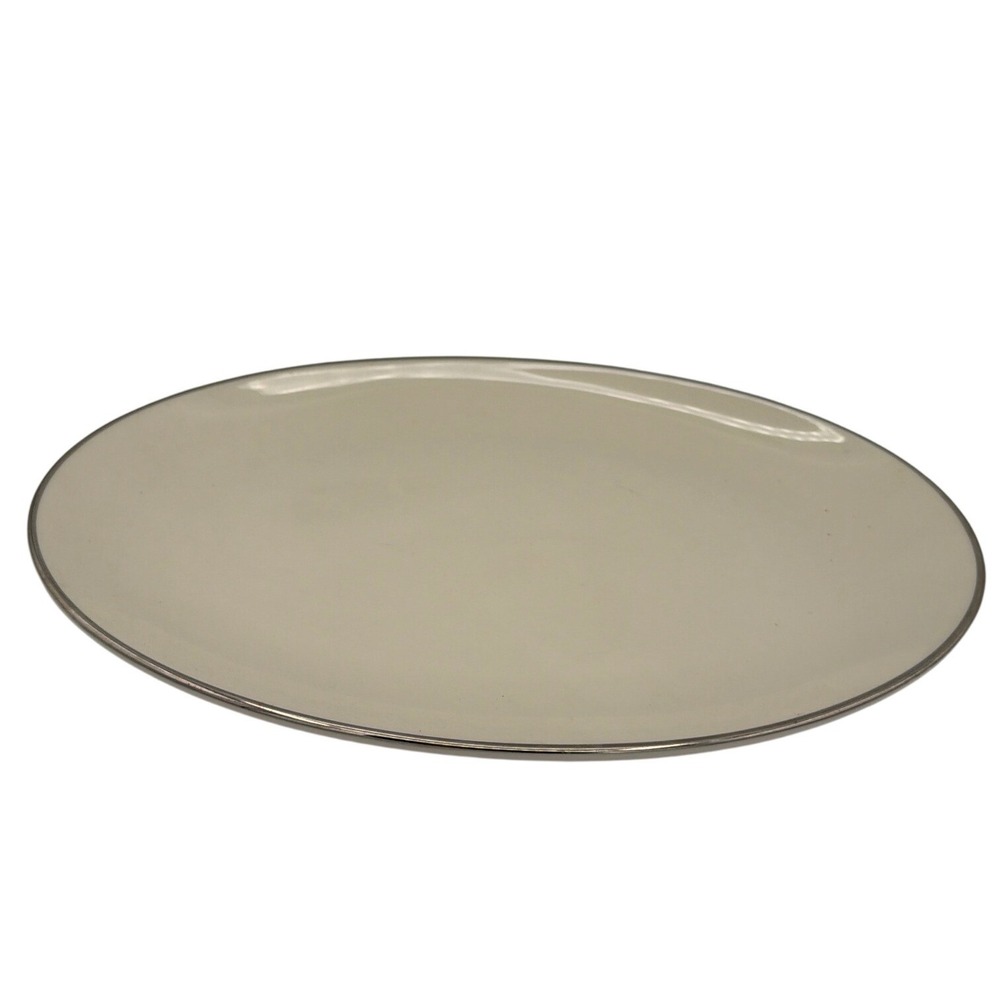 Flintridge Bellmere Couple 14" Oval Serving Platter Vintage Mid Century